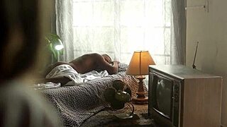 first time interracial i fuck roommate doggystyle after he catches me spying bedroom