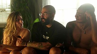 first time interracial i fuck roommate doggystyle after he catches me spying bedroom