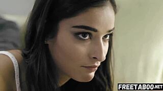 Bratty Emily Willis faces angry Steve Holmes' discipline with spanking and creampie punishment