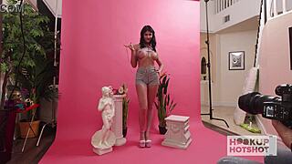 Sienna Rae Craves Bryan Gozzling's Extreme Deepthroat and Rough Slut Humiliation Backstage