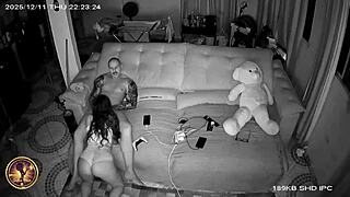 hidden cam catches brazilian ebony couple fucking in rio