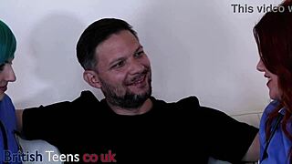 two british nurses take turns riding and fucking their lucky patient deep