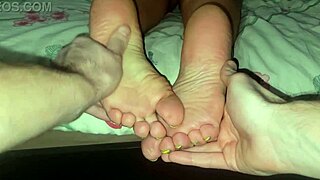 i love gettin my feet massaged by stepmom feels so good on my legs mommy
