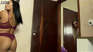 conjugal betrayal caught bold as wife flashes tits pussy to old lover interview creampie