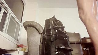 Sexy Blue-Eyed Shemale Stephanie James DOUBLE PENETRATES Asshole with Toys Gapes Wide Cums Creampie Solo Champ