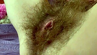 Unveil Monster Hairy Pussy's Huge Clit Rubbing Orgasm