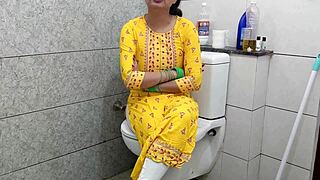 My hot Indian stepmom fucks me dirty in bathroom