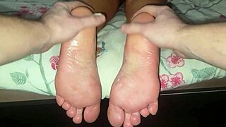 i love gettin my feet massaged by stepmom feels so good on my legs mommy
