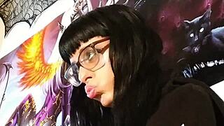 hey, wanna hear these asmr kisses from petite hungarian goth?