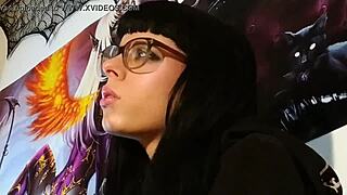 hey, wanna hear these asmr kisses from petite hungarian goth?