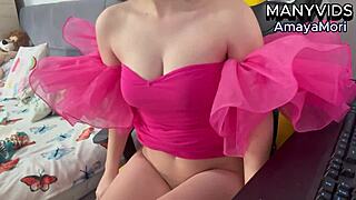 ohh my stepsis in bathroom makin joi for me shakin that big ass n tits damn babe so hot