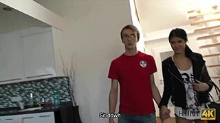 Stranger pays slutty teen for hidden cam blowjob in cash hunt