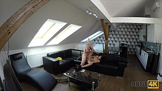 Stranger pays slutty teen for hidden cam blowjob in cash hunt