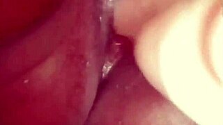 Wow! Ebony's Dripping Pussy Explodes in Solo Dildo Orgasm