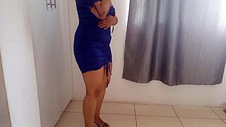 step-cousin uh influencer gets on bed edge masturbatin homemade squirtin wild