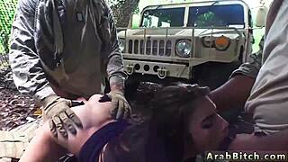 arab dude bangs petite chinese schoolgirl in hardcore military home fuck