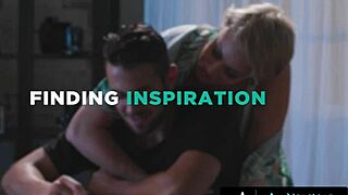 Busty milf Ryan Keely oils up for nuru titty fuck and ride