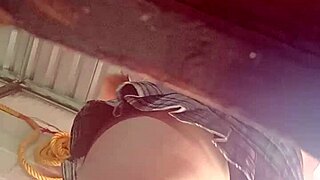 Tremendous Upskirt Latina Student Skirt for Tennis Class Tease