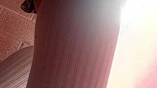 Tremendous Upskirt Latina Student Skirt for Tennis Class Tease