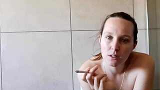 Hey, ever catch a cute girl smoking in the bathroom looking all mysterious and hot?