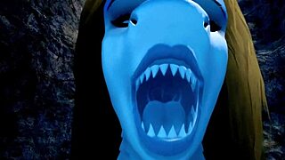 whoa vore shark girl gulps you down whole belly full