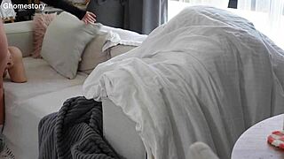 stepmom spots my sex doll fuck and joins the fun