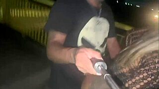 wife flashes curves on street driving strangers wild