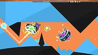 Acu Extreme Demon Neigefeu Geometry Dash Monster Challenge