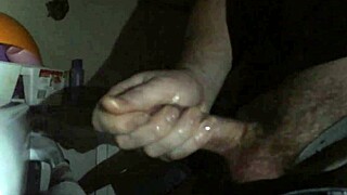 Slow Motion Cumshot from Massive Black Monster Cock Blowjob