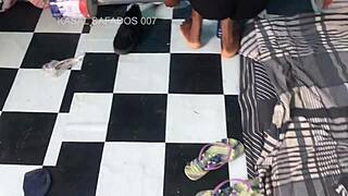 My girlfriend calls skinny best friend to fuck her boyfriend while she watches full video