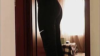 hey babe, home lockdown yoga turns into my creampie pound 😏