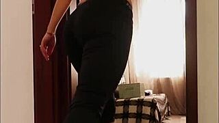 hey babe, home lockdown yoga turns into my creampie pound 😏