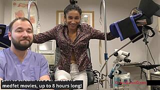 miss mars turns patients into screaming guinea pigs in latex gloves hospital fetish