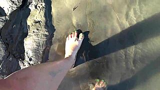 check out this curvy milf pawg's sexy barefoot legs teased from every angle in amateur foot fetish mix