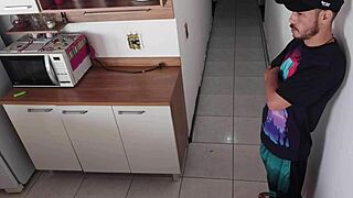 watching my husband fuck his best friend in risky bath sex