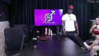 negro kisses two busty tense women in jefao oficial karen oliver threesome heat
