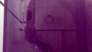 Stepmom fucked bent over bathroom sink by big cock