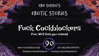 wanna fuck those cockblockers away with this erotic audio for women eses90?
