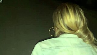 Wife Entices Cuckold Hubby with Steamy Public Amateur Rubbing and Blowjob