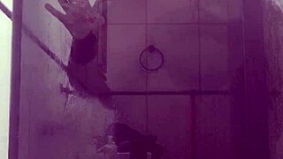 Stepmom fucked bent over bathroom sink by big cock