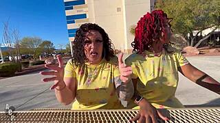 Siren Nudist and Somali Rose Flee Hospital for Wild Doctor Clown Fuck