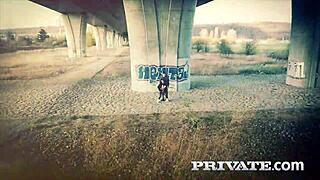 Alexis Crystal and Angel Wicky Slam Stud in Brutal Anal Threesome Poundout