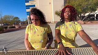 Siren Nudist and Somali Rose Flee Hospital for Wild Doctor Clown Fuck