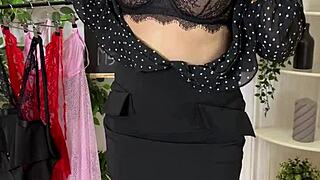 teacher slips into sexy outfits for wellness check