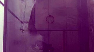 Stepmom fucked bent over bathroom sink by big cock