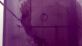 Stepmom fucked bent over bathroom sink by big cock