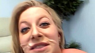 zoie j takes it deep up her tight ass then sucks it clean
