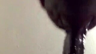 Super sloppy deepthroat close-up blowjob ends in cum-filled mouth