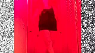 bbw blonde goddess dances erotically in heels showing off fetish legs and mature curves!