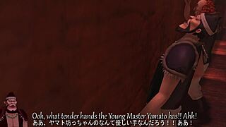 Yamato and Onami start small gloryhole adventure bareback